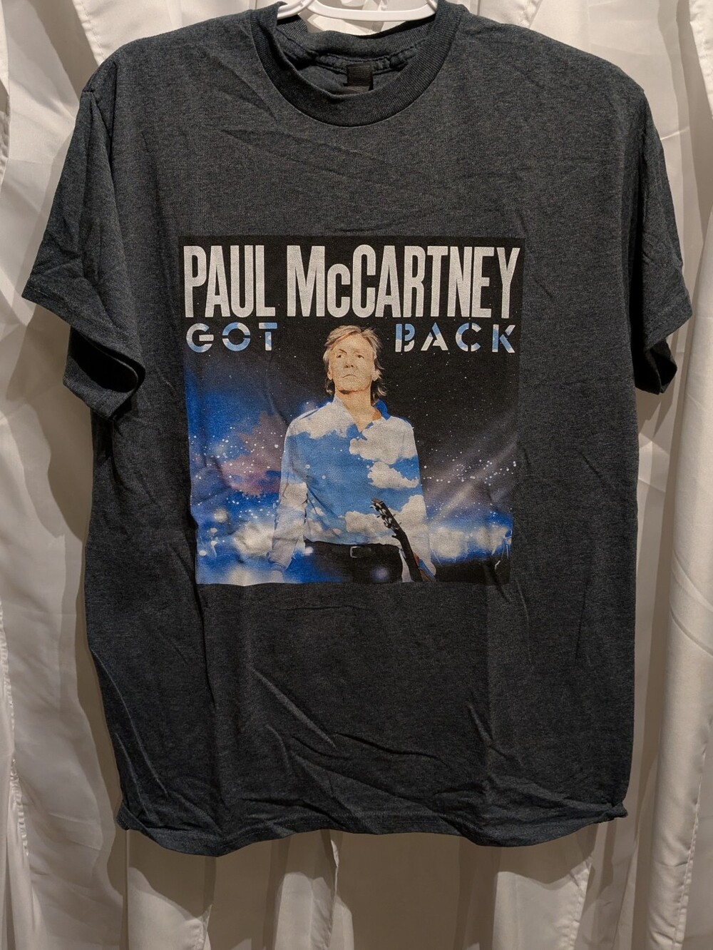 14 Paul McCartney Got Back Tour Concert T-Shirt Grey Size Medium M Gildan